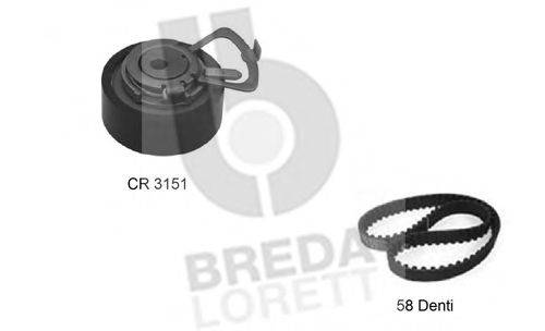 Комплект ремня ГРМ BREDA LORETT KCD0222