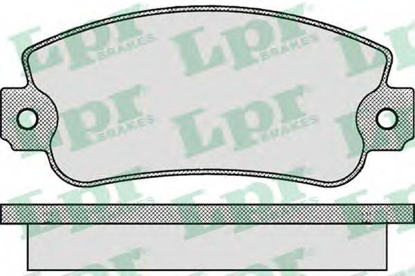 LPR 05P006 Комплект тормозных колодок, дисковый тормоз