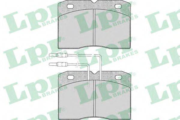 LPR 05P015 Комплект тормозных колодок, дисковый тормоз