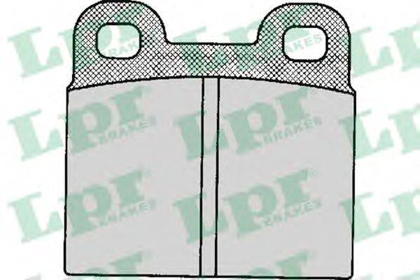 LPR 05P025 Комплект тормозных колодок, дисковый тормоз