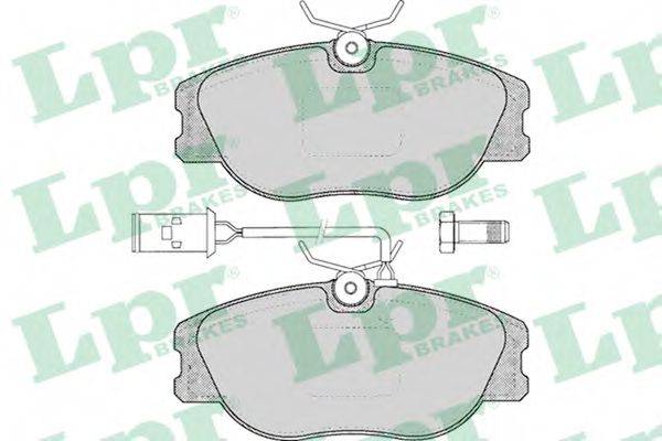 LPR 05P032 Комплект тормозных колодок, дисковый тормоз