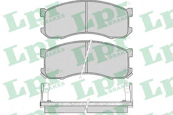 LPR 05P041 Комплект тормозных колодок, дисковый тормоз