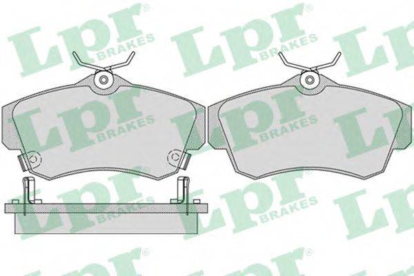 LPR 05P1061 Комплект тормозных колодок, дисковый тормоз