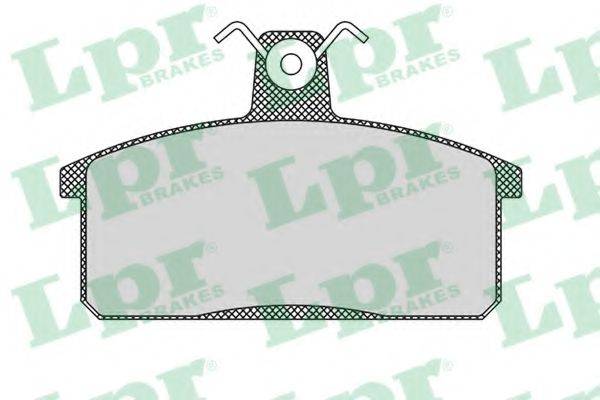 Комплект тормозных колодок, дисковый тормоз LPR 05P107