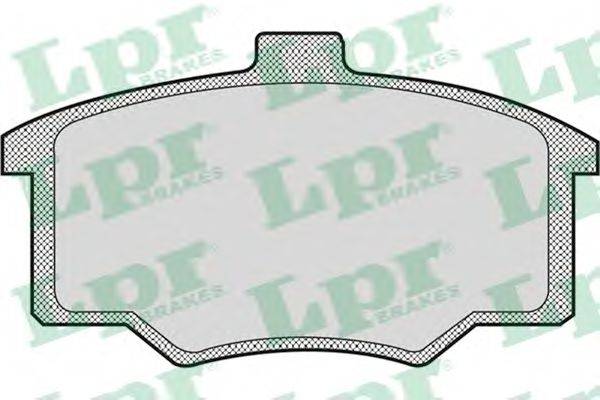 LPR 05P1085 Комплект тормозных колодок, дисковый тормоз