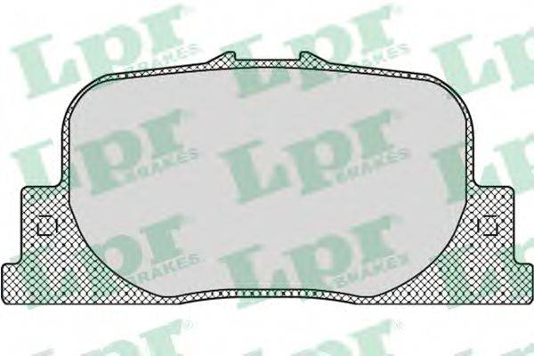 LPR 05P1112 Комплект тормозных колодок, дисковый тормоз