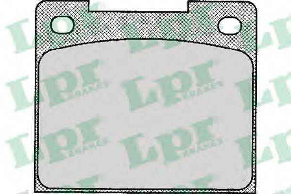 Комплект тормозных колодок, дисковый тормоз LPR 05P113