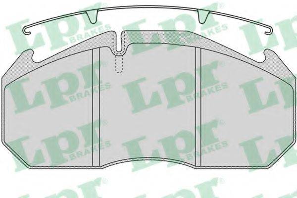 Комплект тормозных колодок, дисковый тормоз LPR 05P1162