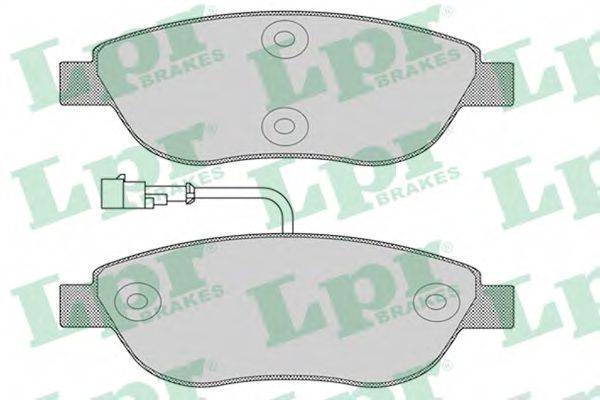 LPR 05P1268 Комплект тормозных колодок, дисковый тормоз