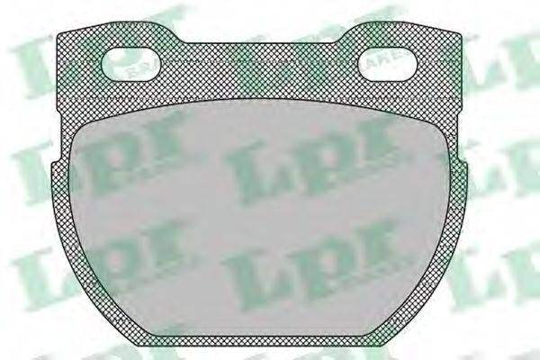 LPR 05P1441 Комплект тормозных колодок, дисковый тормоз