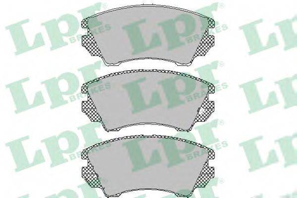 LPR 05P1467 Комплект тормозных колодок, дисковый тормоз