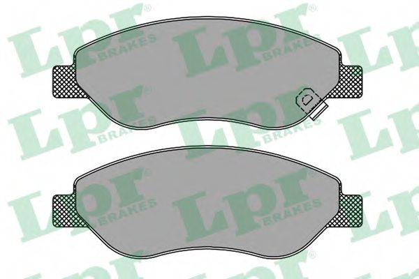 Комплект тормозных колодок, дисковый тормоз LPR 05P1490