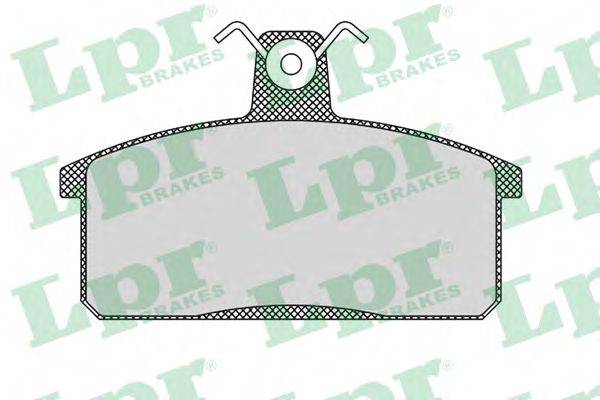 LPR 05P1498 Комплект тормозных колодок, дисковый тормоз
