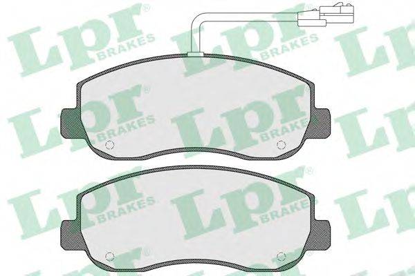 LPR 05P1579 Комплект тормозных колодок, дисковый тормоз