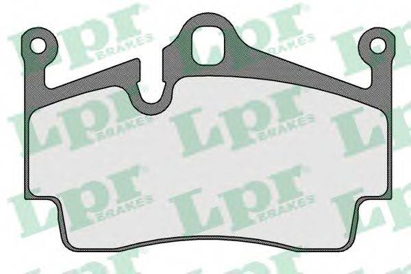 LPR 05P1583 Комплект тормозных колодок, дисковый тормоз