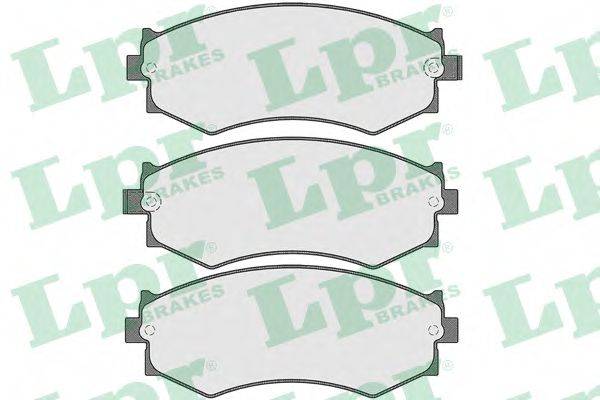 LPR 05P1690 Комплект тормозных колодок, дисковый тормоз