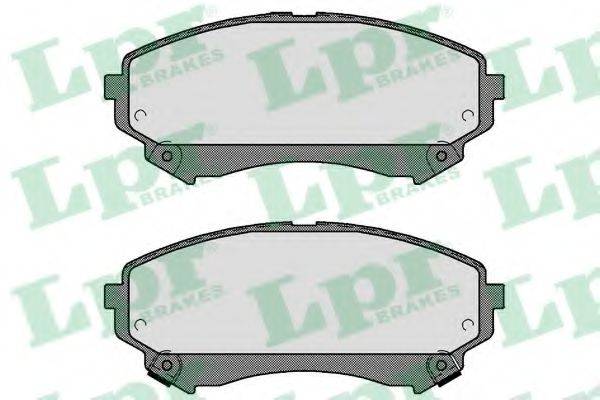 LPR 05P1778 Комплект тормозных колодок, дисковый тормоз