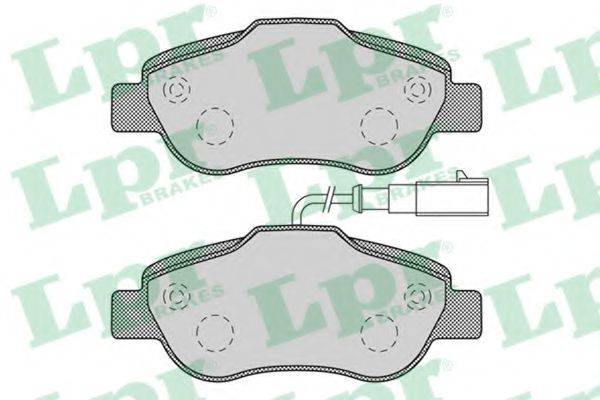 Комплект тормозных колодок, дисковый тормоз LPR 05P1907