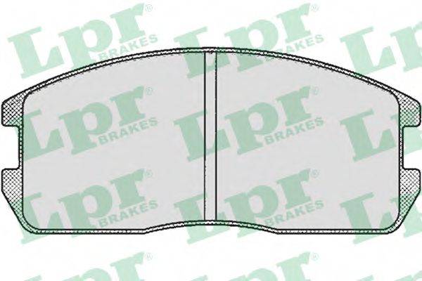 LPR 05P265 Комплект тормозных колодок, дисковый тормоз