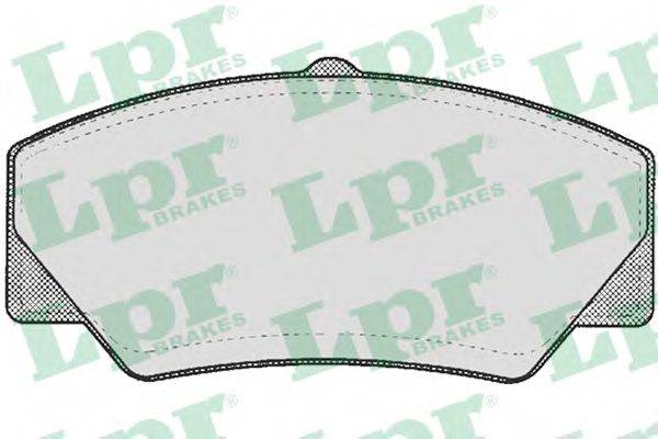 LPR 05P277 Комплект тормозных колодок, дисковый тормоз