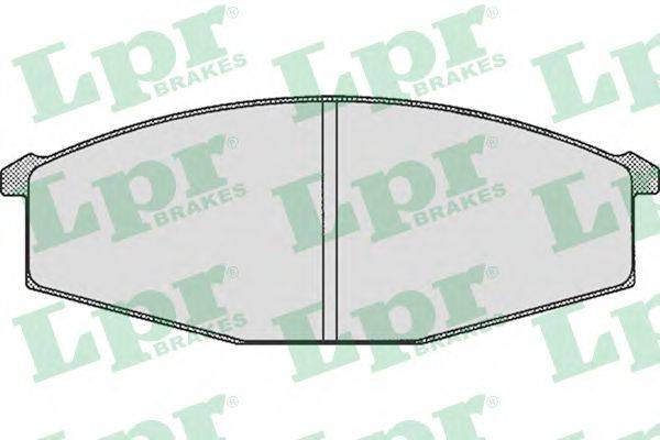 LPR 05P289 Комплект тормозных колодок, дисковый тормоз