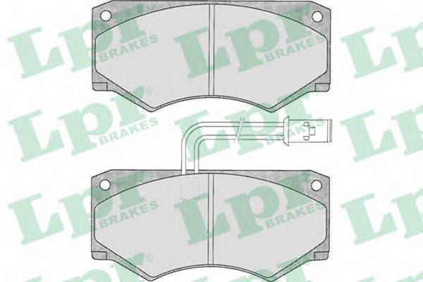 LPR 05P292 Комплект тормозных колодок, дисковый тормоз