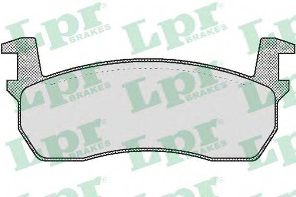 Комплект тормозных колодок, дисковый тормоз LPR 05P313