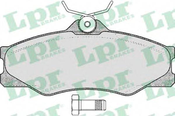 LPR 05P325 Комплект тормозных колодок, дисковый тормоз