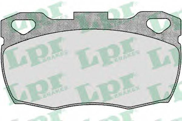 LPR 05P332 Комплект тормозных колодок, дисковый тормоз