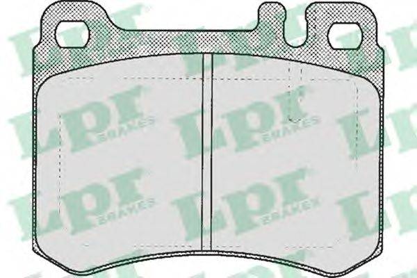 Комплект тормозных колодок, дисковый тормоз LPR 05P361