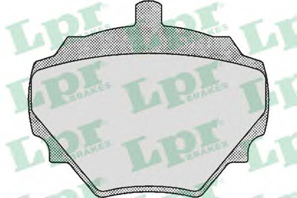 Комплект тормозных колодок, дисковый тормоз LPR 05P392