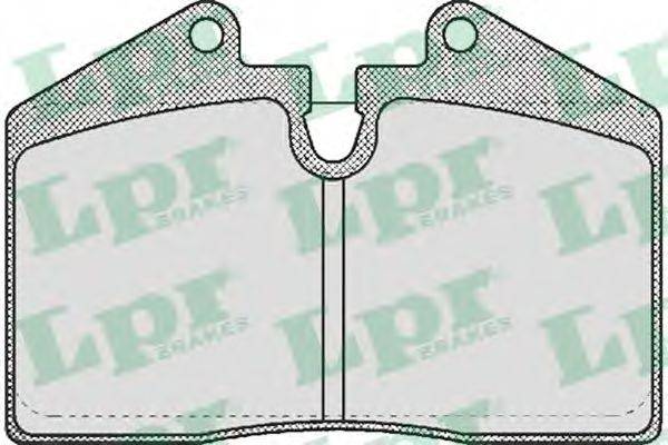 LPR 05P397 Комплект тормозных колодок, дисковый тормоз