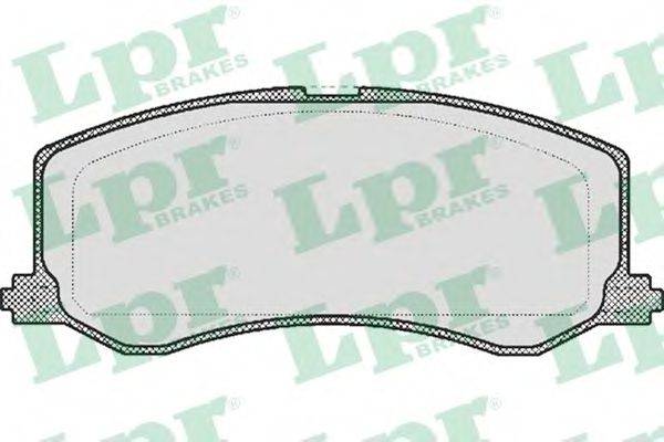 Комплект тормозных колодок, дисковый тормоз LPR 05P522