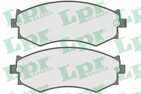 LPR 05P563 Комплект тормозных колодок, дисковый тормоз