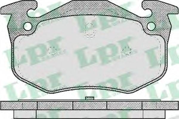 LPR 05P582 Комплект тормозных колодок, дисковый тормоз