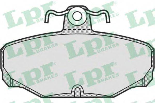LPR 05P677 Комплект тормозных колодок, дисковый тормоз