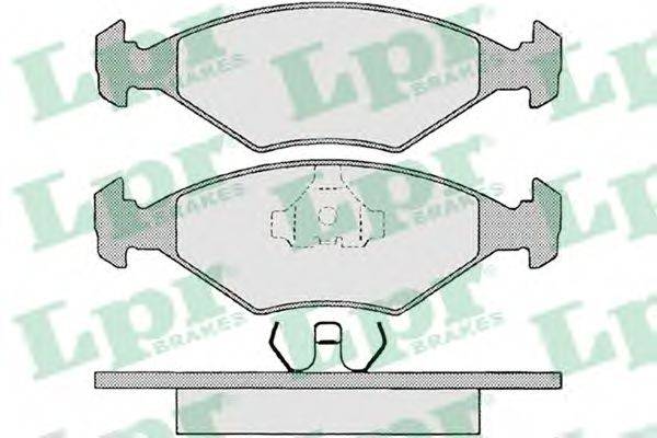 LPR 05P679 Комплект тормозных колодок, дисковый тормоз