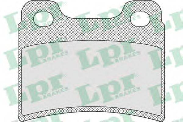 LPR 05P747 Комплект тормозных колодок, дисковый тормоз