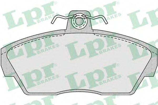 LPR 05P922 Комплект тормозных колодок, дисковый тормоз
