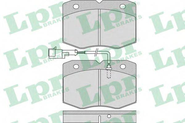 LPR 05P963 Комплект тормозных колодок, дисковый тормоз