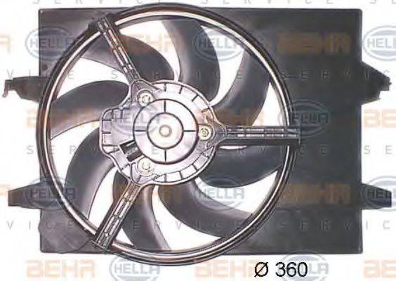Вентилятор, охлаждение двигателя HELLA 8EW 351 043-671