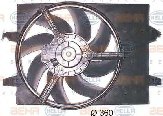 Вентилятор, охлаждение двигателя HELLA 8EW 351 043-771