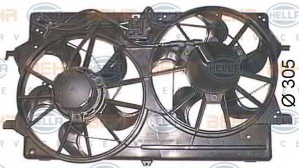 Вентилятор, охлаждение двигателя HELLA 8EW 351 044-451
