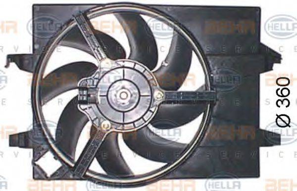 Вентилятор, охлаждение двигателя HELLA 8EW 351 044-551