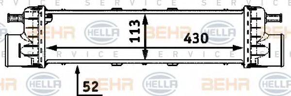 Интеркулер HELLA 8ML 376 723-191