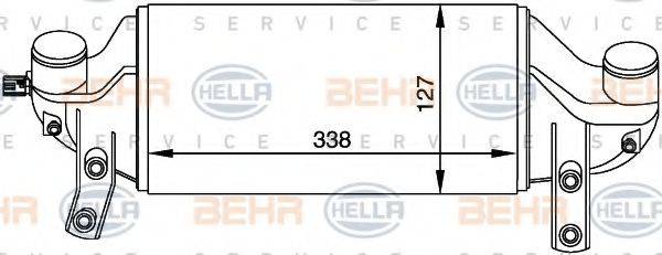Интеркулер HELLA 8ML 376 765-091