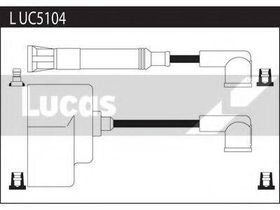 LUCAS ELECTRICAL LUC5104 Комплект проводов зажигания