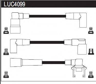 Комплект проводов зажигания LUCAS ELECTRICAL LUC4099