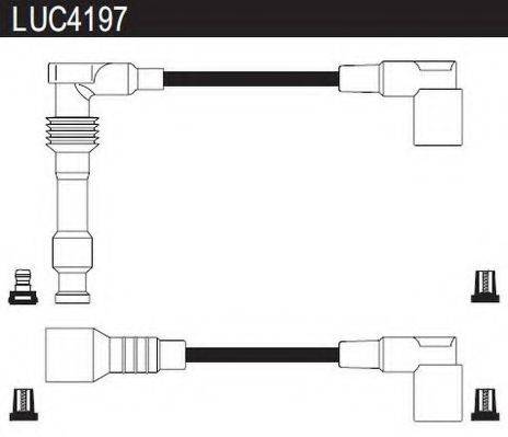 Комплект проводов зажигания LUCAS ELECTRICAL LUC4197
