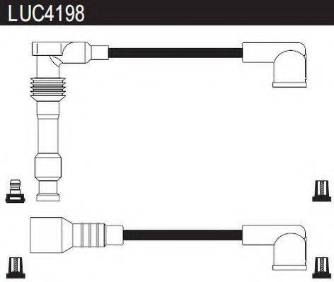 LUCAS ELECTRICAL LUC4198 Комплект проводов зажигания